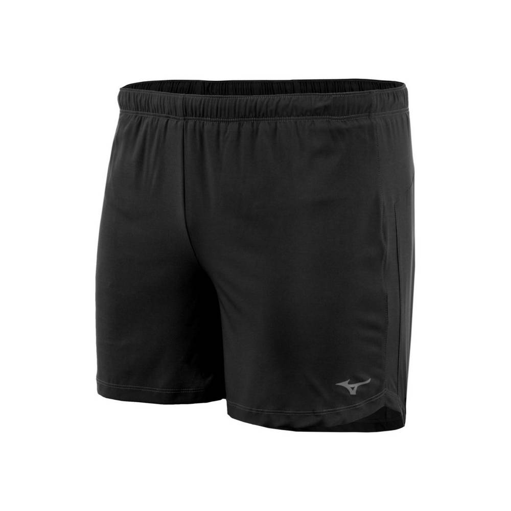 Womens Mizuno Core 5" Running Shorts Black Philippines (RTLYQK781)